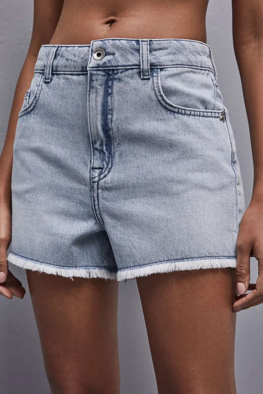 Patrizia Pepe Jeans | Shorts<Ausgefranste Denim-Shorts