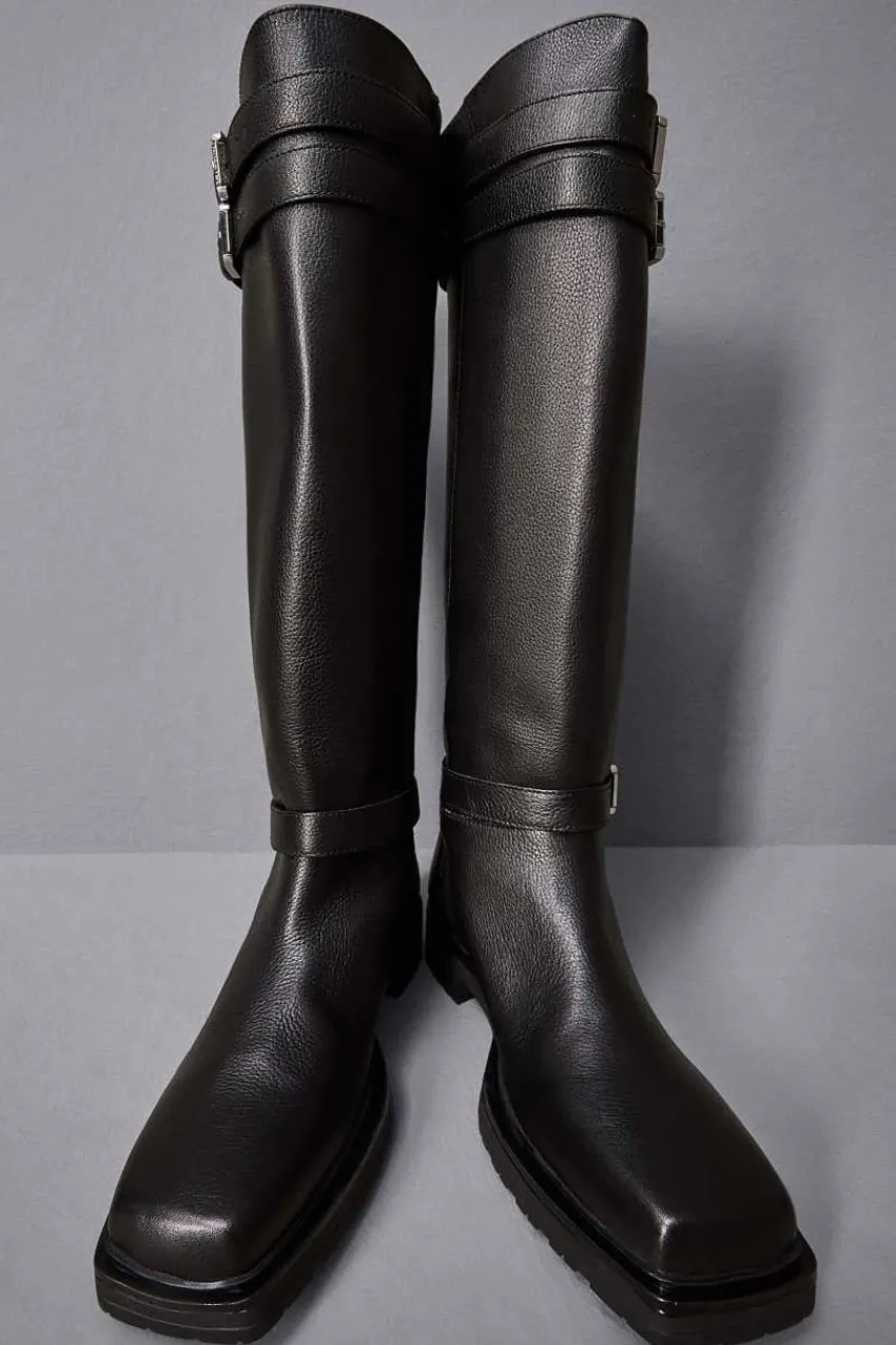 Patrizia Pepe Stiefel<Biker-Stiefel aus Leder