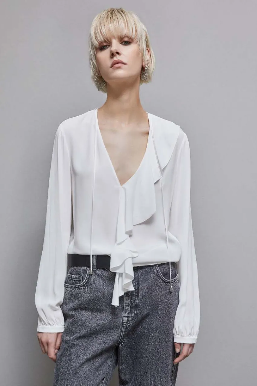 Patrizia Pepe Blusen | Anzüge<Bluse aus Krepp Essential