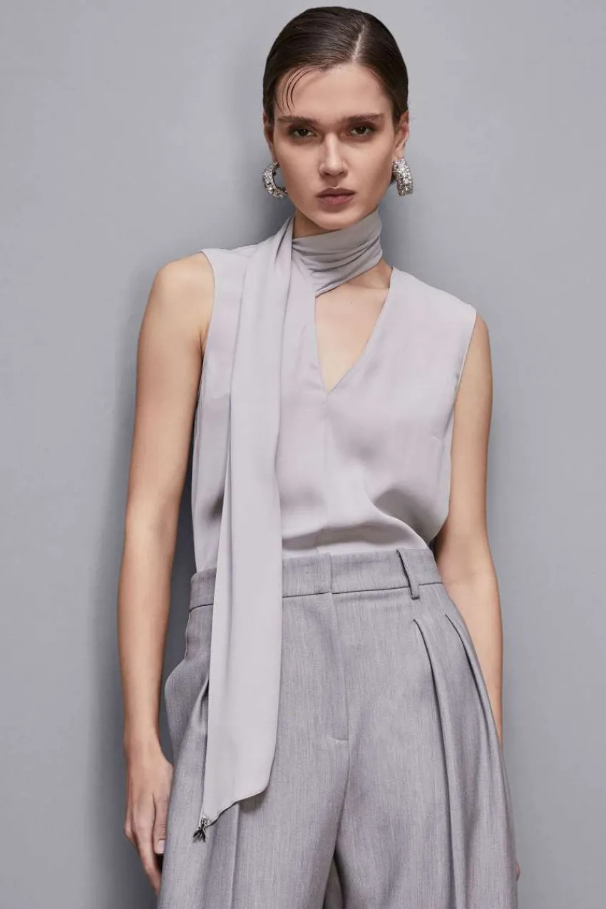 Patrizia Pepe Blusen<Bluse mit Schärpe