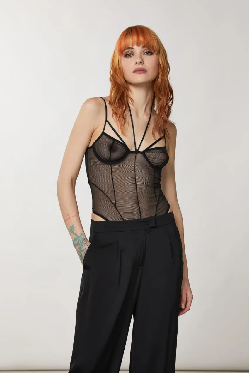 Patrizia Pepe Lingerie<Body aus Tüll