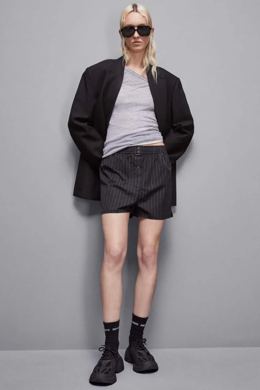 Patrizia Pepe Lingerie<Boxershorts aus Stoff mit Knöpfen