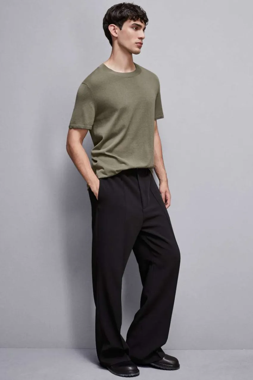 Herren Patrizia Pepe Strickwaren | T-shirts & Hemdblusen<Boxy Strick T-Shirt