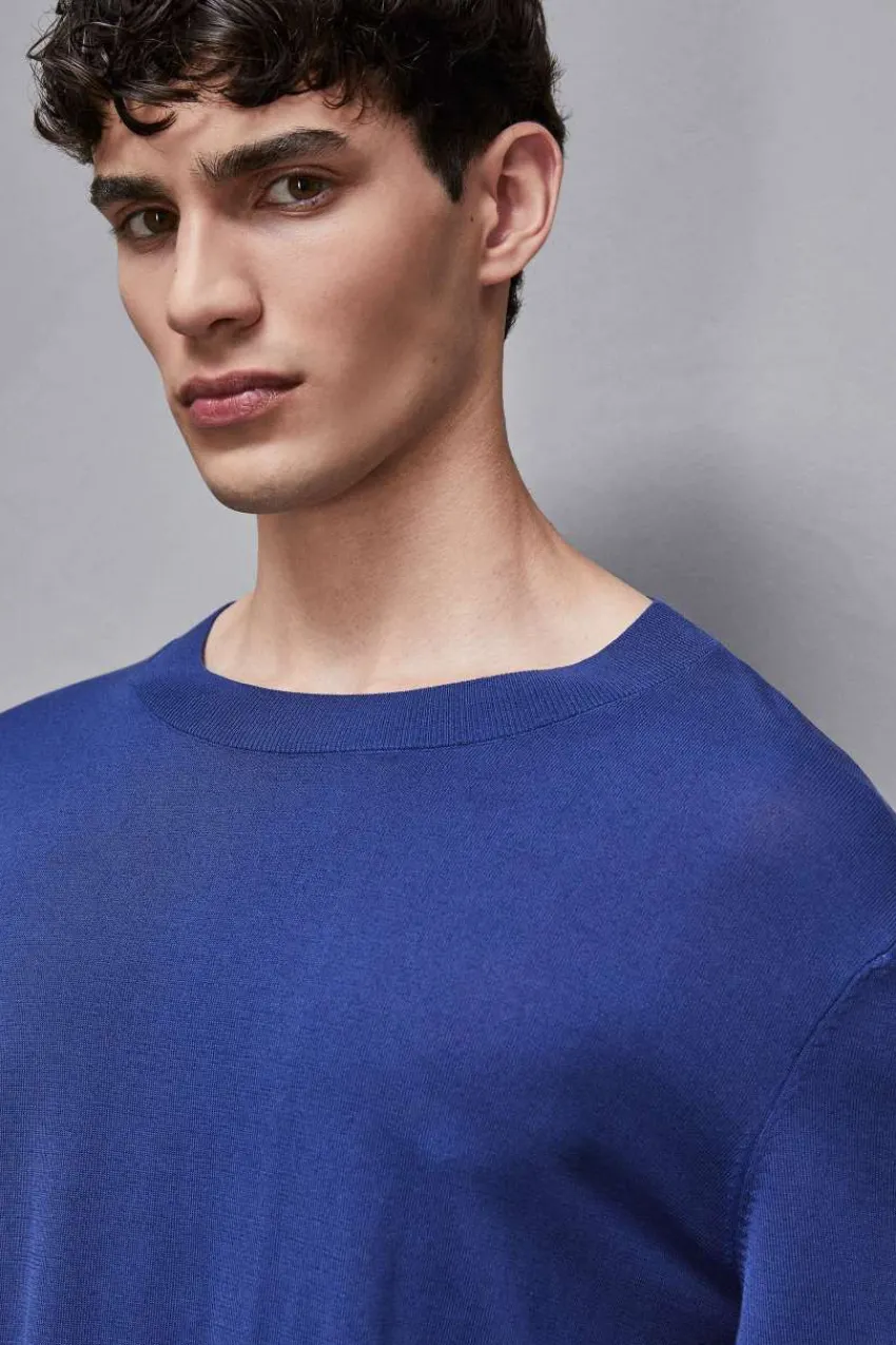 Herren Patrizia Pepe Strickwaren | T-shirts & Hemdblusen<Boxy Strick T-Shirt