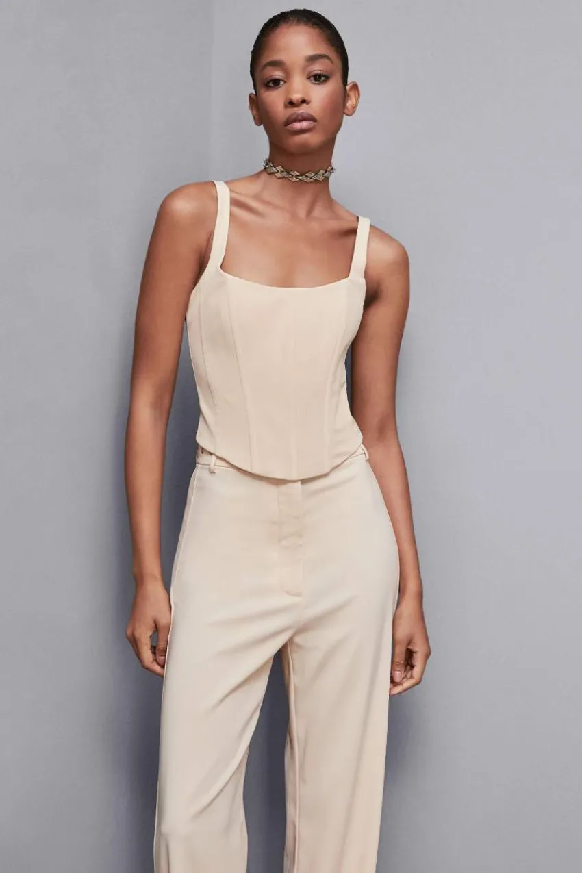 Patrizia Pepe Tops | Anzüge<Bustier-Top aus Stretch-Stoff