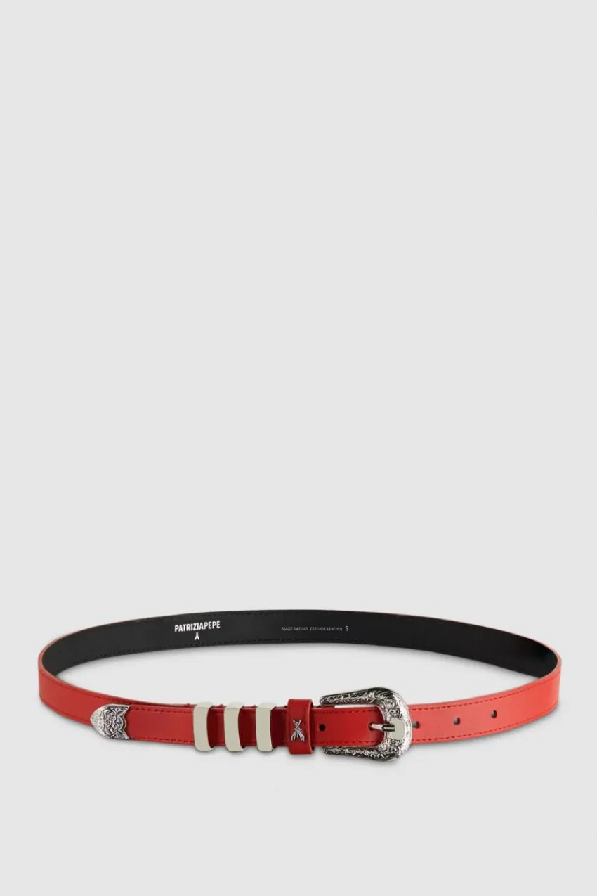 Patrizia Pepe Gürtel<Cowboy-Ledergürtel Low Waist