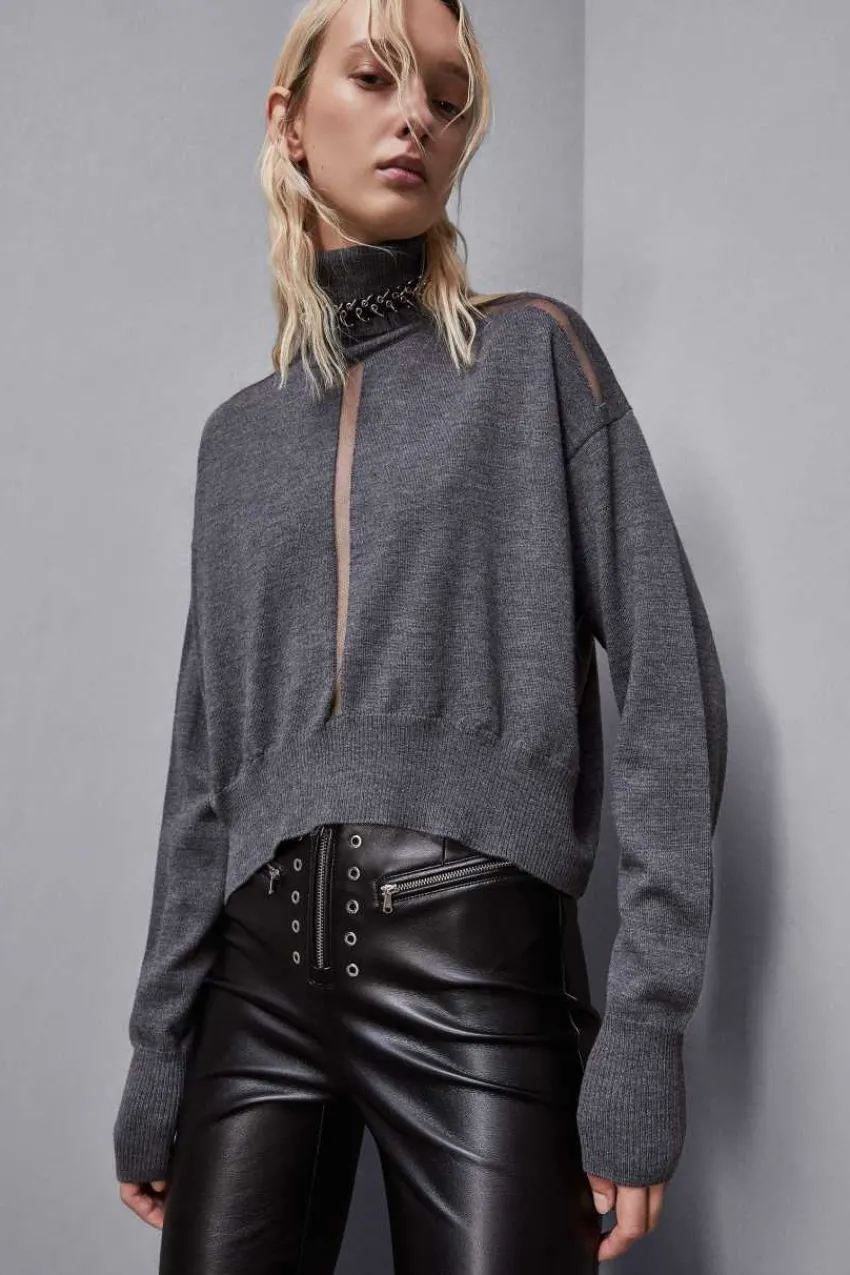 Patrizia Pepe Pullover<Cropped-Pullover aus Wolle