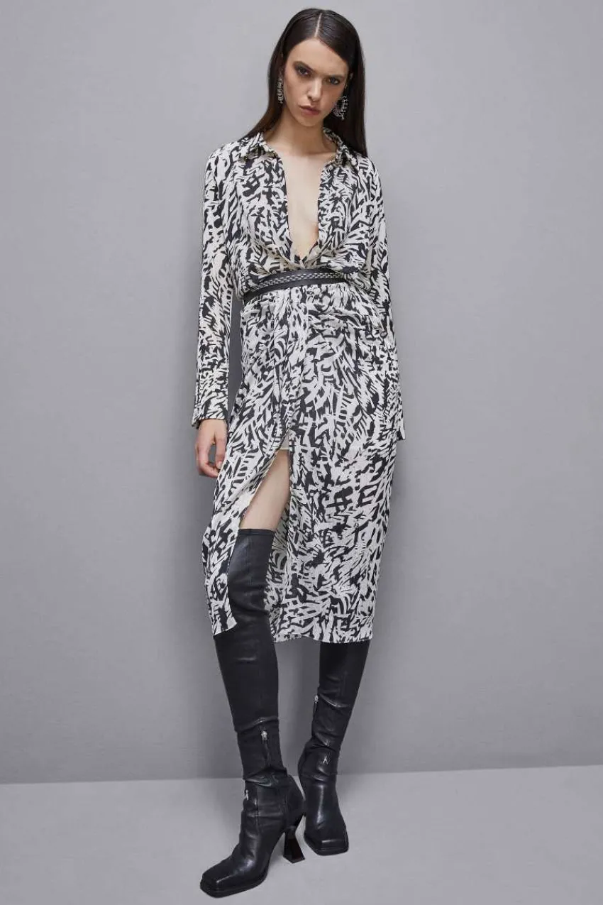 Patrizia Pepe Abschlussfeier Outfits | Midiröcke<Drapierter Rock aus Georgette