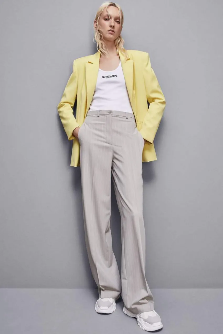 Patrizia Pepe Festlich & Cocktail | Blazer<Ein-Knopf-Blazer aus Flanell