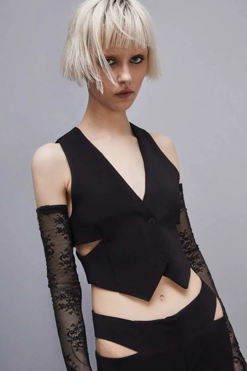 Patrizia Pepe Tops | Hemdblusen<Elegante Kreppweste