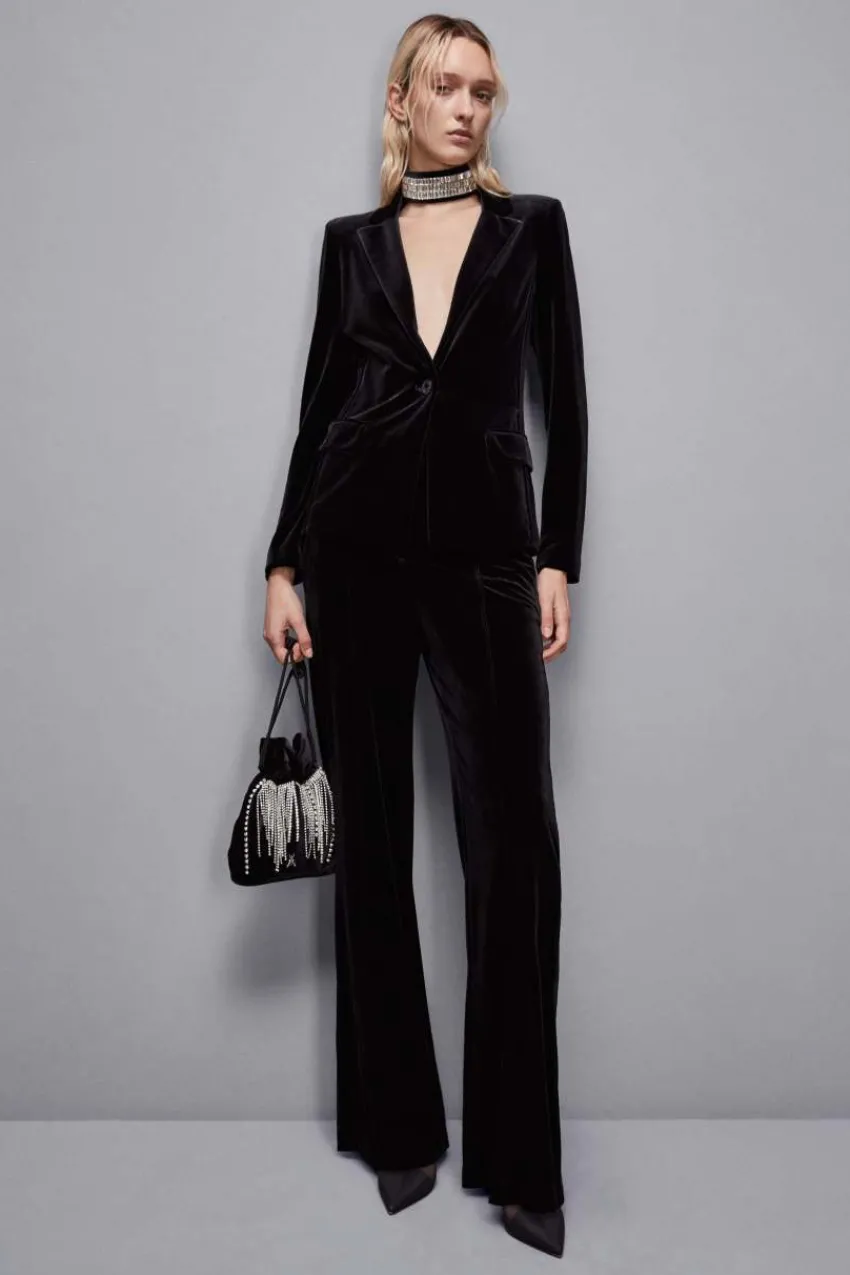Patrizia Pepe Party Outfits | Palazzohosen<Essential Palazzo-Hose aus Samt
