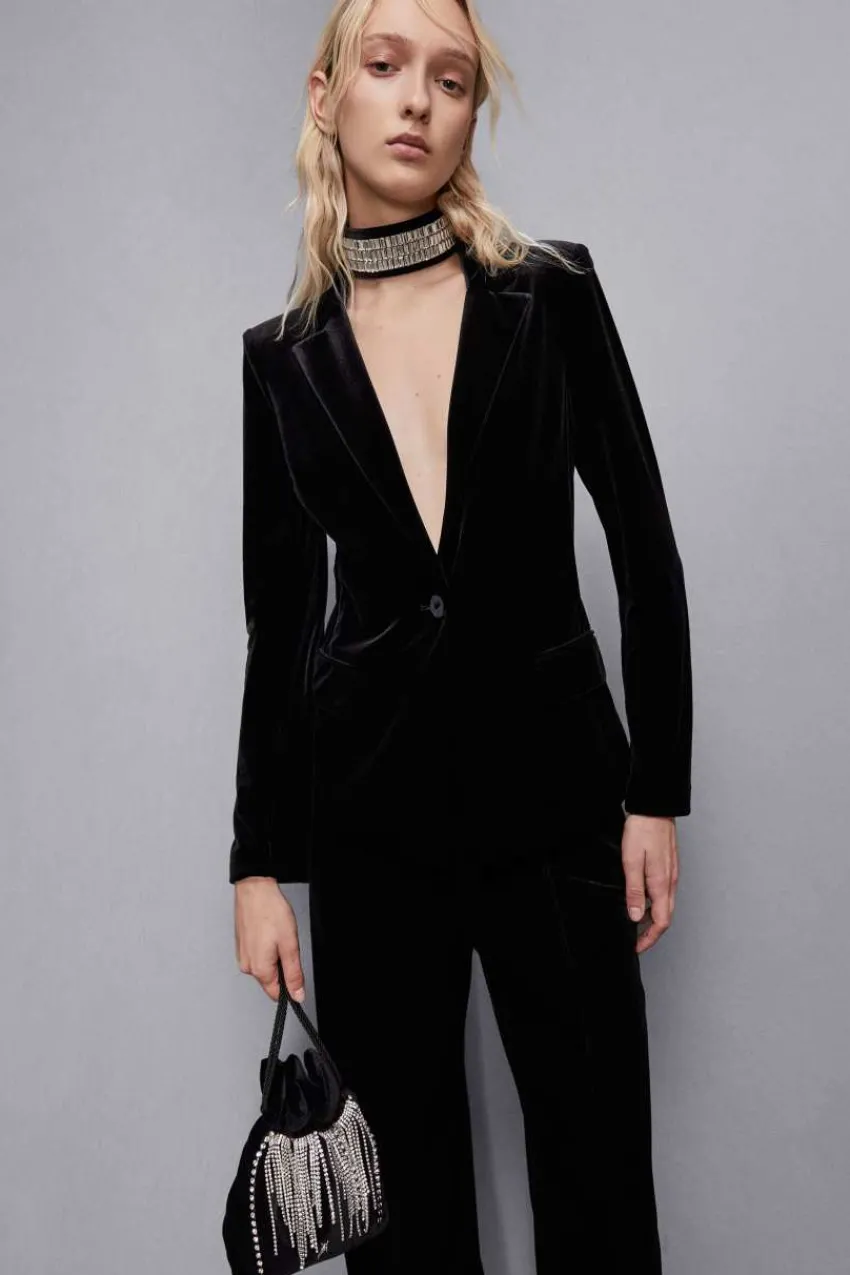 Patrizia Pepe Party Outfits | Blazer<Essential Samtjacke
