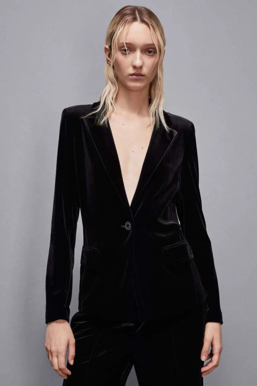 Patrizia Pepe Party Outfits | Blazer<Essential Samtjacke
