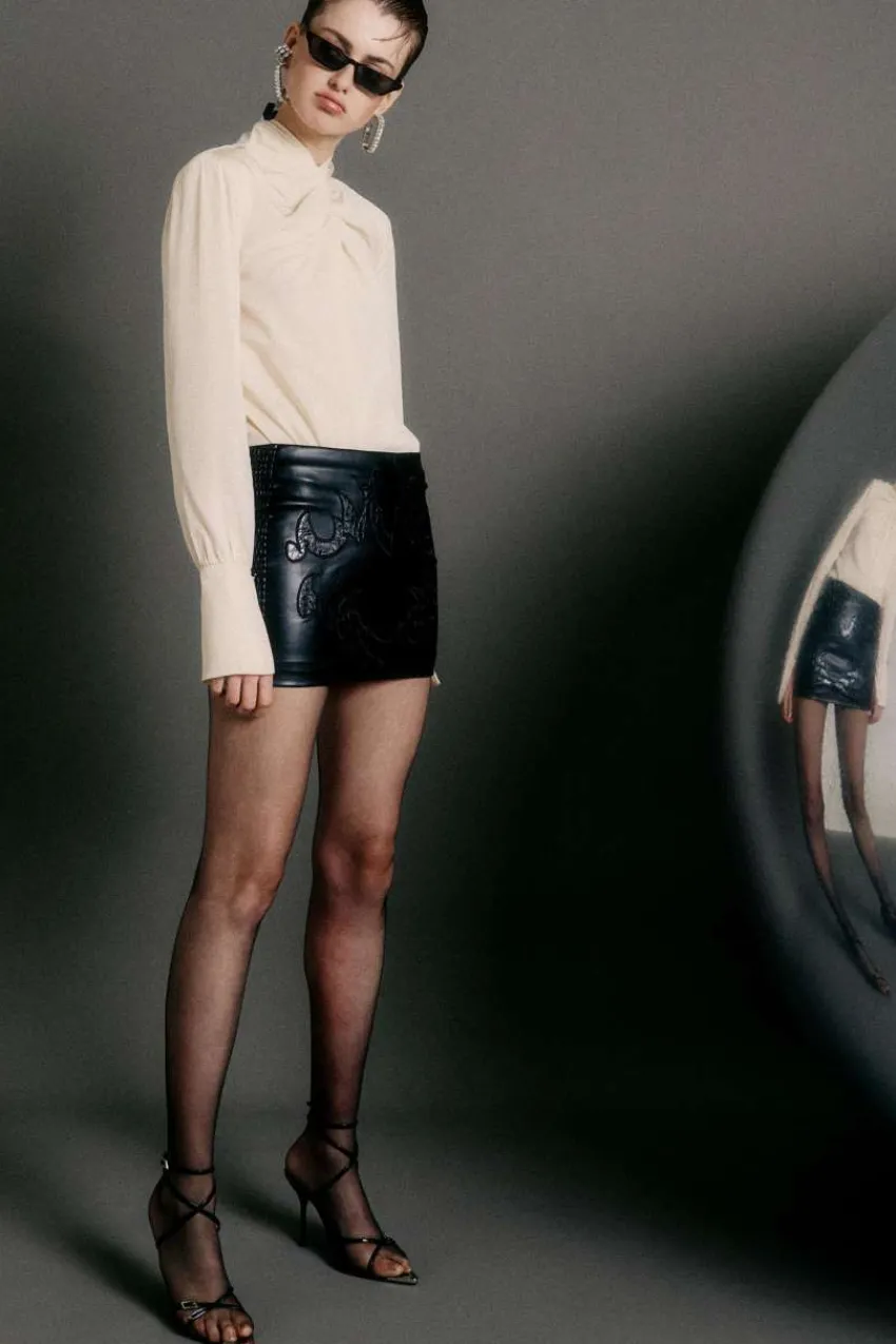 Patrizia Pepe Abschlussfeier Outfits | Party Outfits<„Essential“-Bluse aus Viskose-Twill