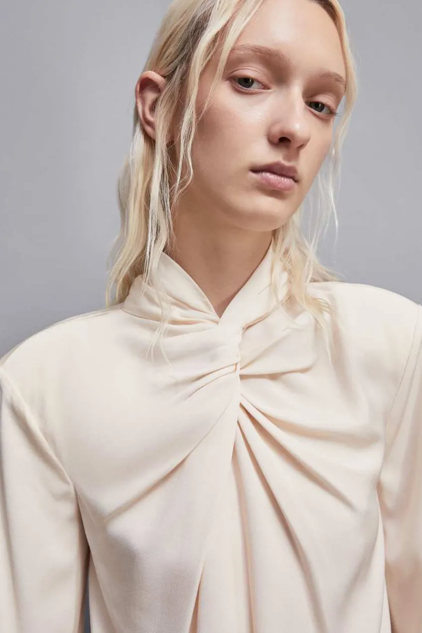 Patrizia Pepe Abschlussfeier Outfits | Party Outfits<„Essential“-Bluse aus Viskose-Twill