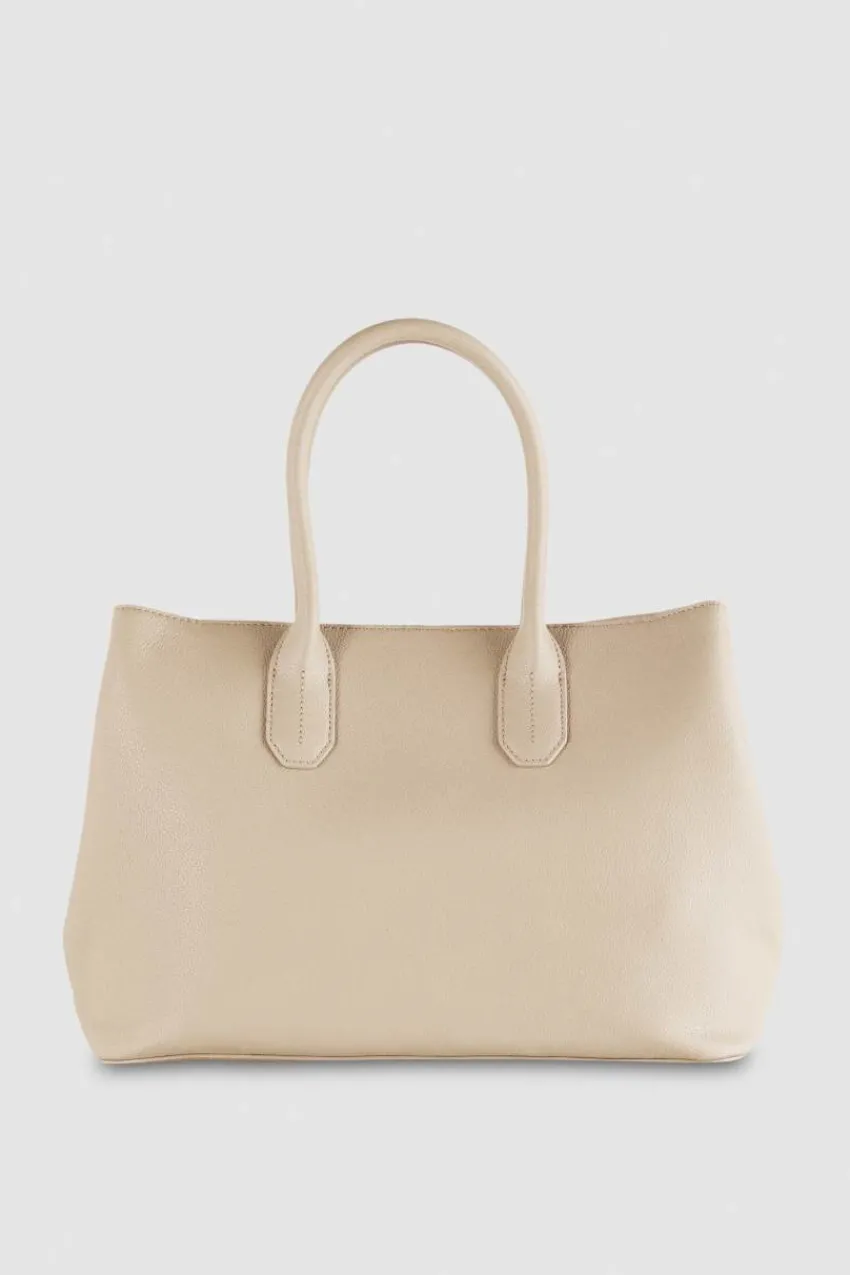 Patrizia Pepe Handtaschen | Shopper<Fly Shopping Bag aus Leder mit Trageriemen