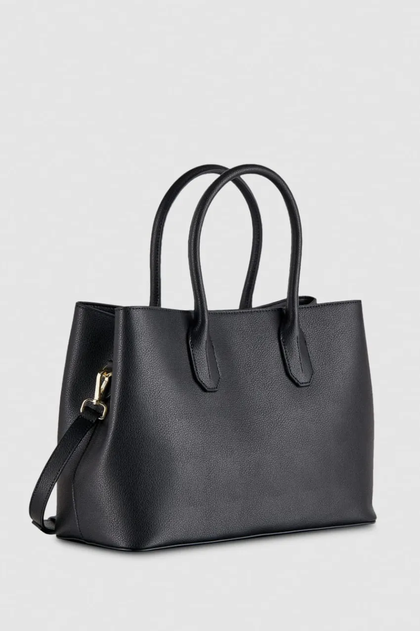 Patrizia Pepe Handtaschen | Shopper<Fly Shopping Bag aus Leder mit Trageriemen
