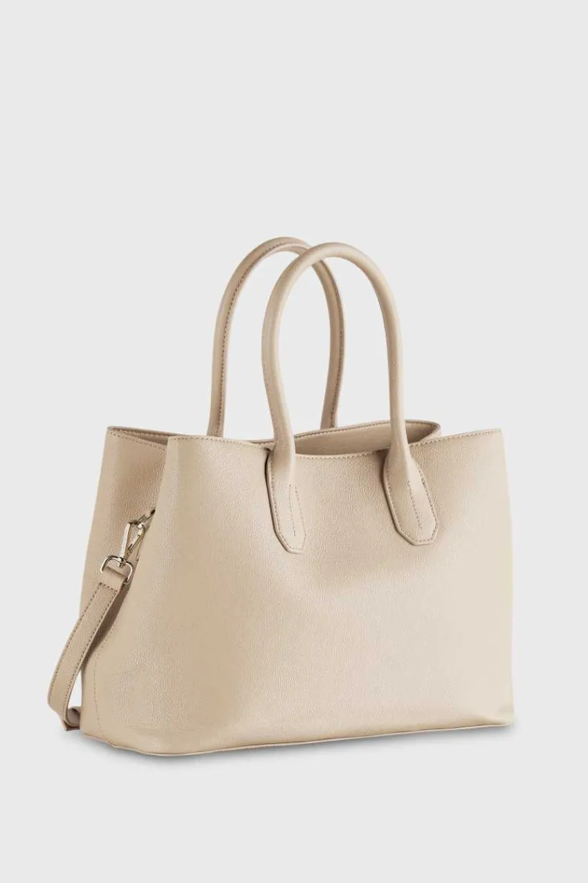 Patrizia Pepe Handtaschen | Shopper<Fly Shopping Bag aus Leder mit Trageriemen