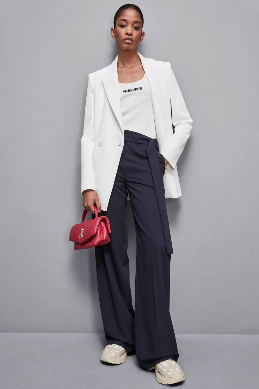 Patrizia Pepe Palazzohosen | Anzüge<Gabardine-Hose, Regular Fit