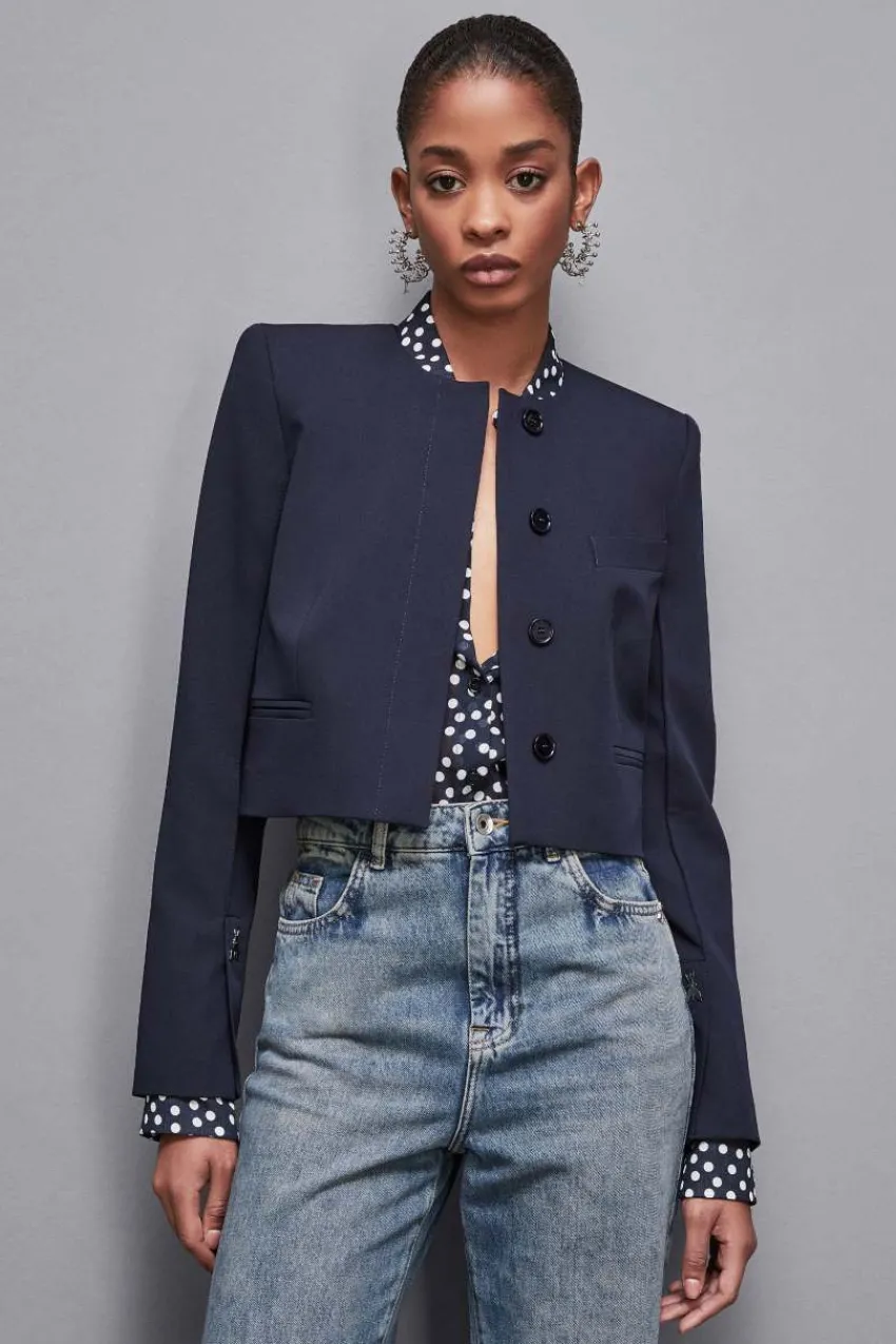 Patrizia Pepe Abschlussfeier Outfits | Jacken<Gabardine-Marsina-Jacke