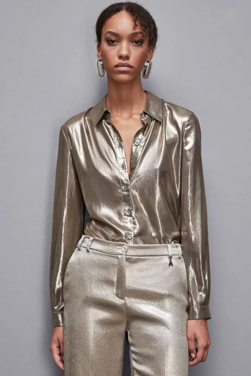 Patrizia Pepe Party Outfits | Hemdblusen<Georgette Hemd mit Knopfleiste