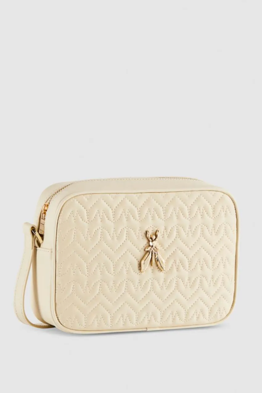 Patrizia Pepe Umhängetaschen<Gesteppte Crossbody-Tasche aus Leder