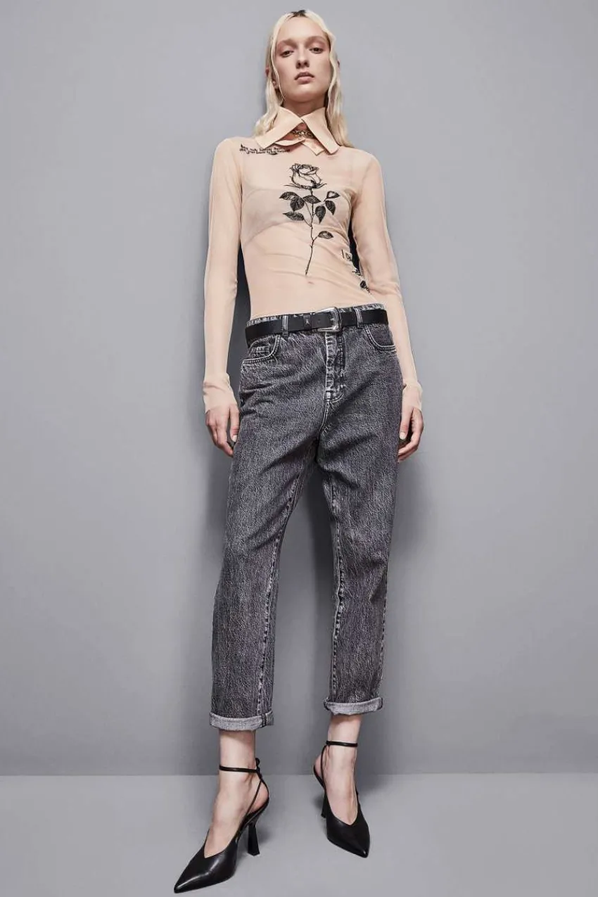Patrizia Pepe Jeans<e Zigarettenjeans mit hohem Bund