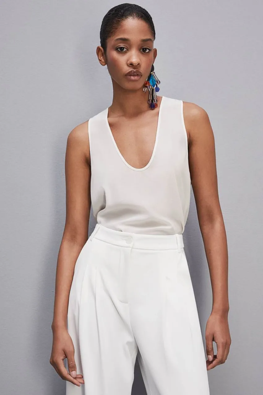 Patrizia Pepe Tops<Hemd aus Seiden-Crêpe de Chine