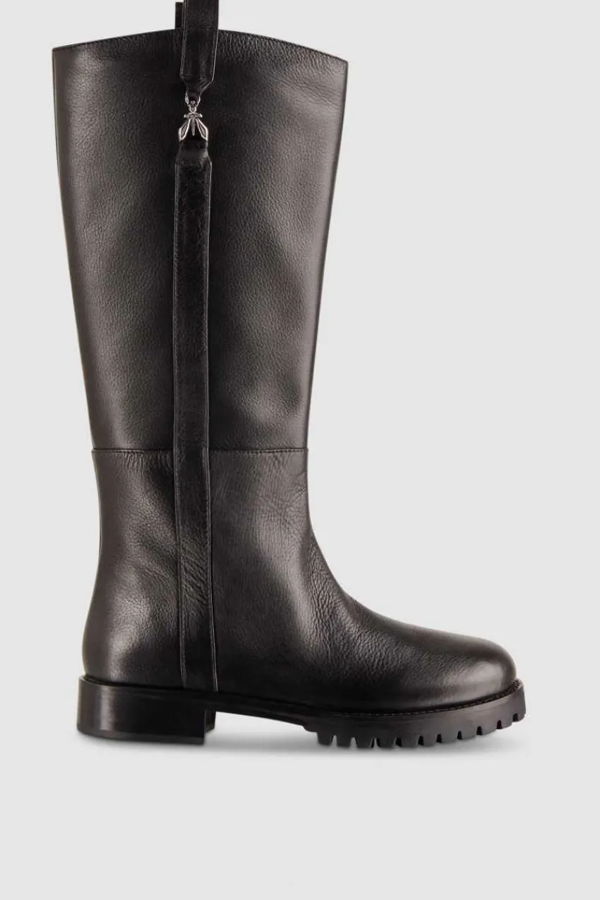 Patrizia Pepe Stiefel<Hohe Stiefel aus Nappaleder mit Reißverschluss