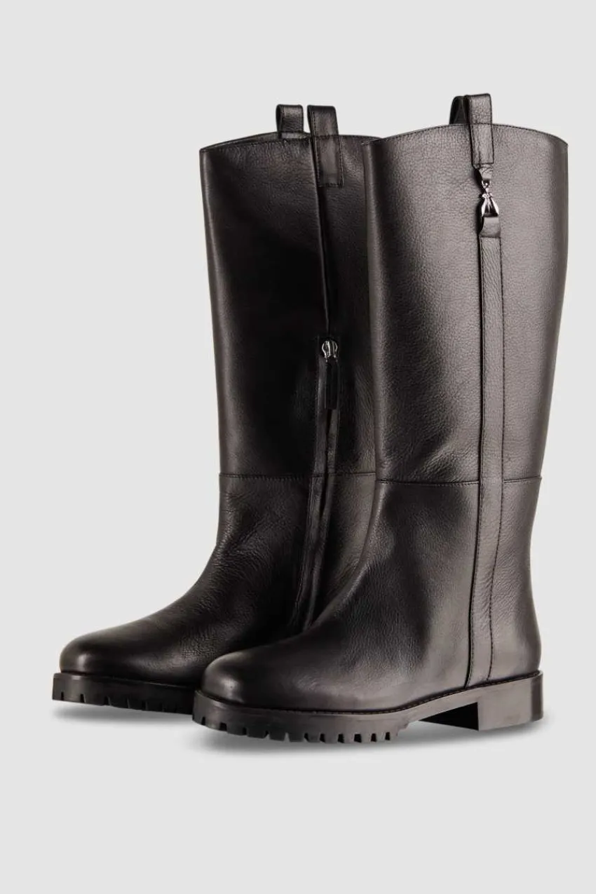 Patrizia Pepe Stiefel<Hohe Stiefel aus Nappaleder mit Reißverschluss