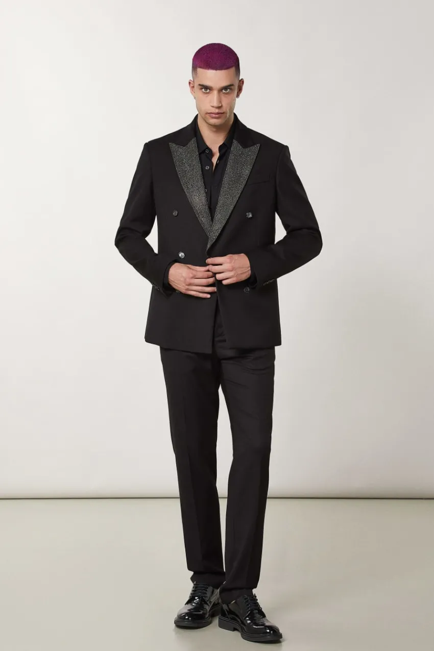 Herren Patrizia Pepe Jacken<Jacke aus Flanell mit Strass