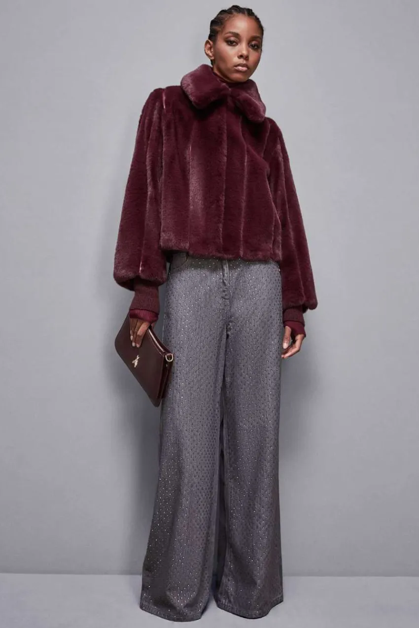 Patrizia Pepe Mäntel<Jacke aus Kunstfell