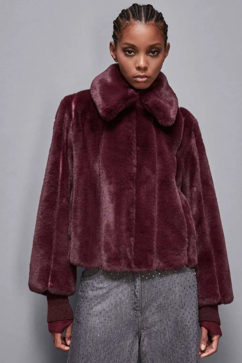 Patrizia Pepe Mäntel<Jacke aus Kunstfell