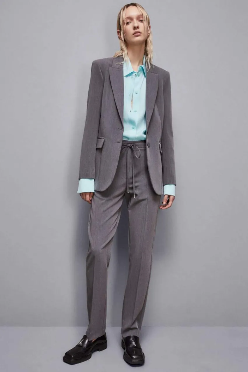 Patrizia Pepe Straight Cut | Anzüge<Jacke aus Samt Essential