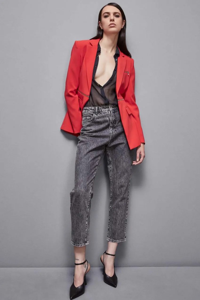 Patrizia Pepe Abschlussfeier Outfits | Blazer<Jacke mit Reißverschluss Essential