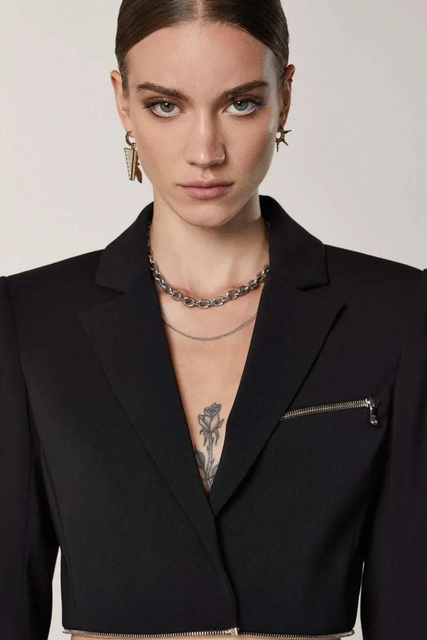 Patrizia Pepe Blazer | Anzüge<Jacke mit Reißverschluss Essential