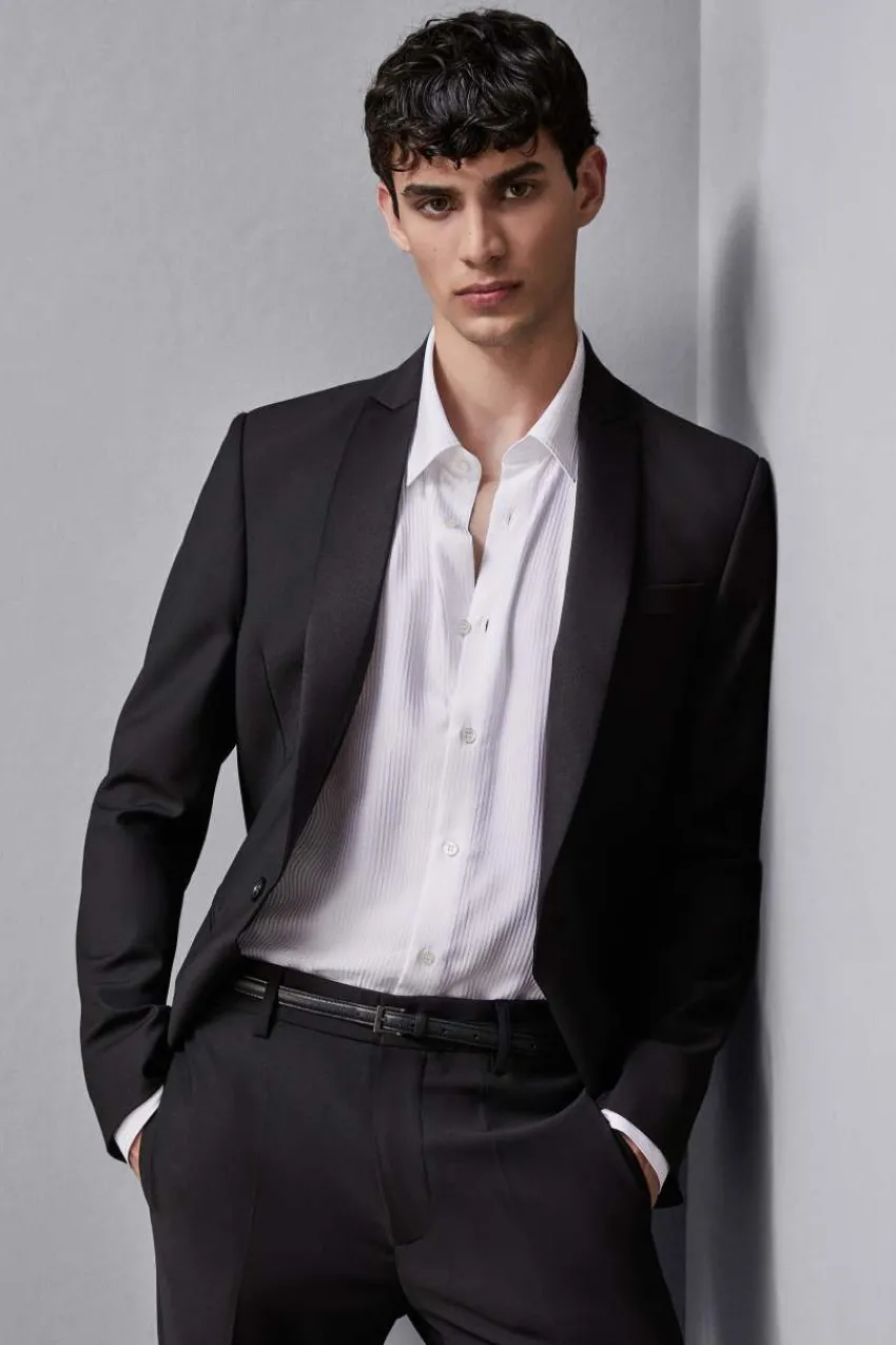 Herren Patrizia Pepe T-shirts & Hemdblusen<Jacquard-Hemd aus Viskose-Twill