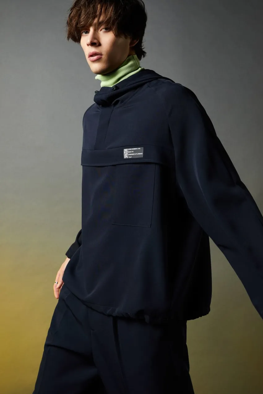 Herren Patrizia Pepe Jacken<Kapuzenpullover in Oversize-Passform