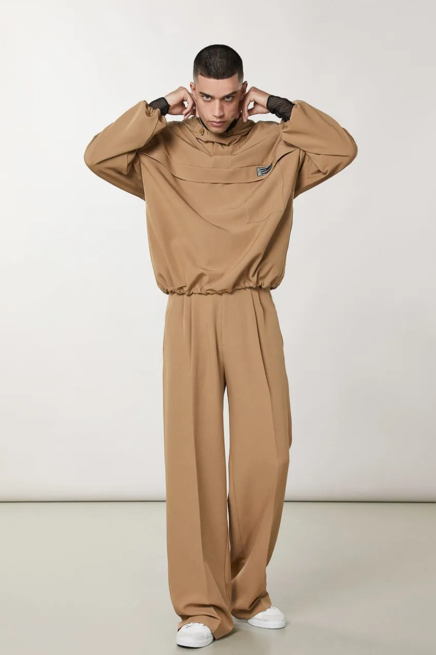 Herren Patrizia Pepe Jacken<Kapuzenpullover in Oversize-Passform