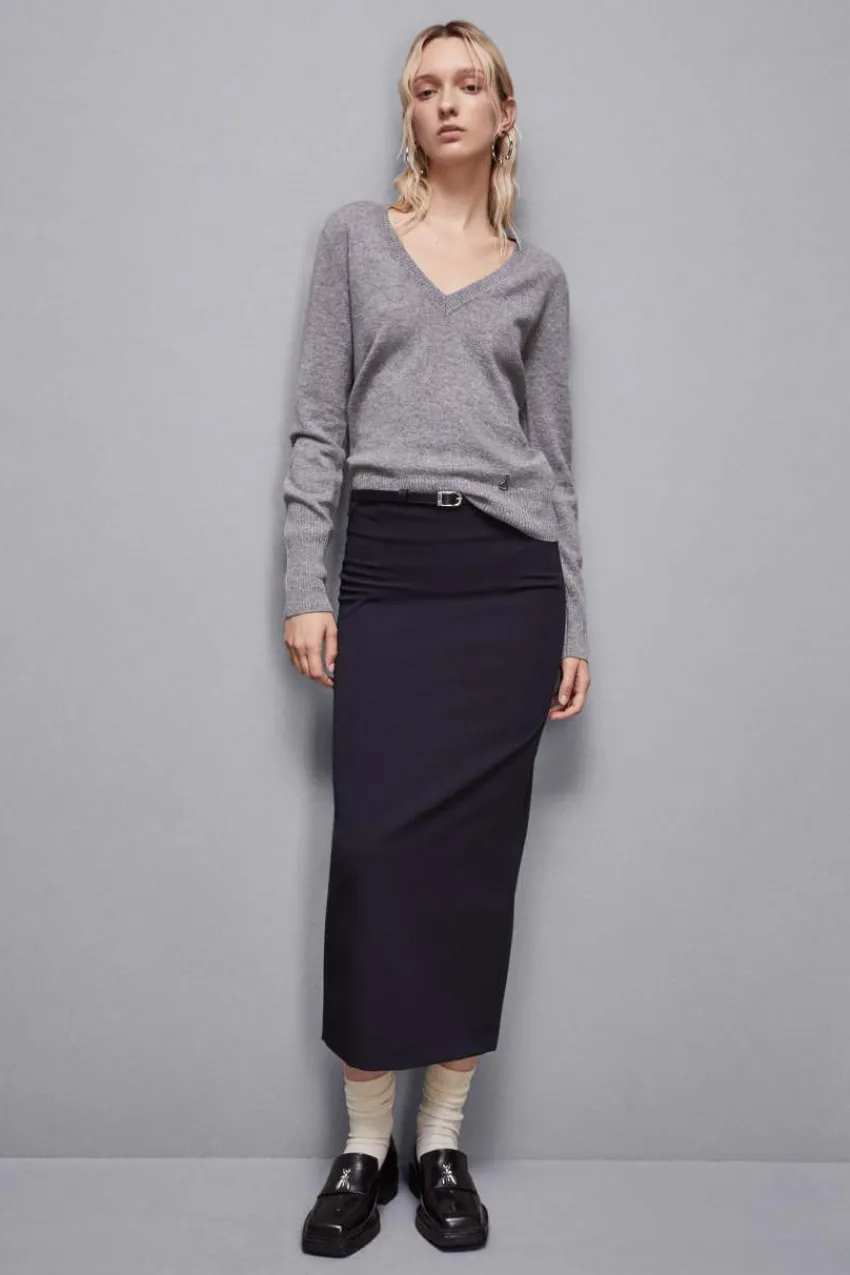 Patrizia Pepe Pullover<Kaschmirpullover mit V-Ausschnitt
