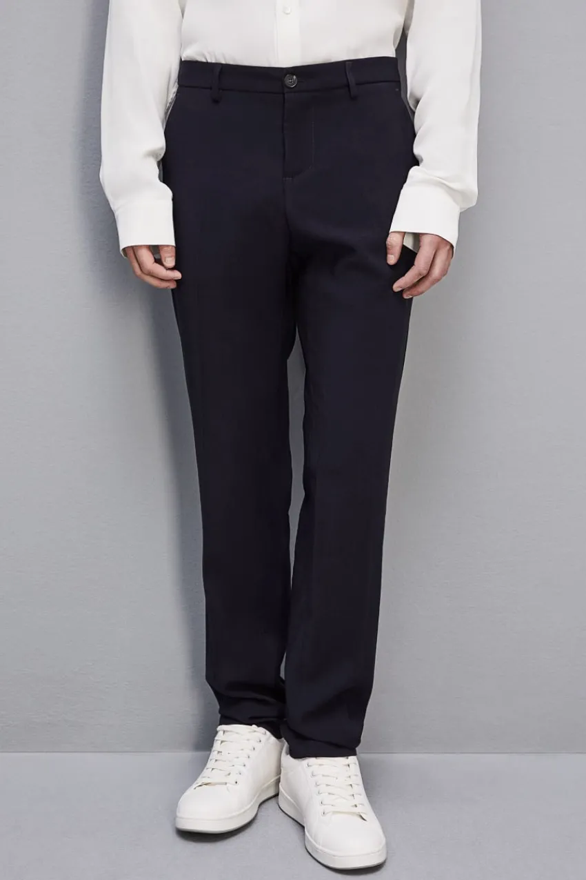 Herren Patrizia Pepe Hosen<Klassische Hose aus Viskose-Twill