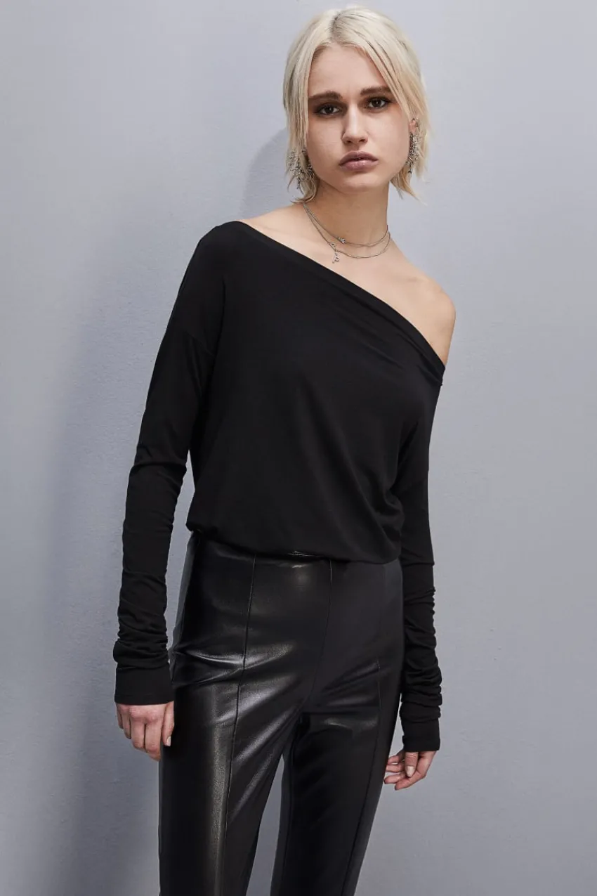 Patrizia Pepe Tops<Langarm-T-Shirt „ESSENTIAL“