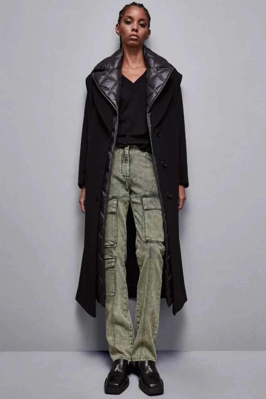 Patrizia Pepe Mäntel<Lange Jacke aus Synthetikgewebe