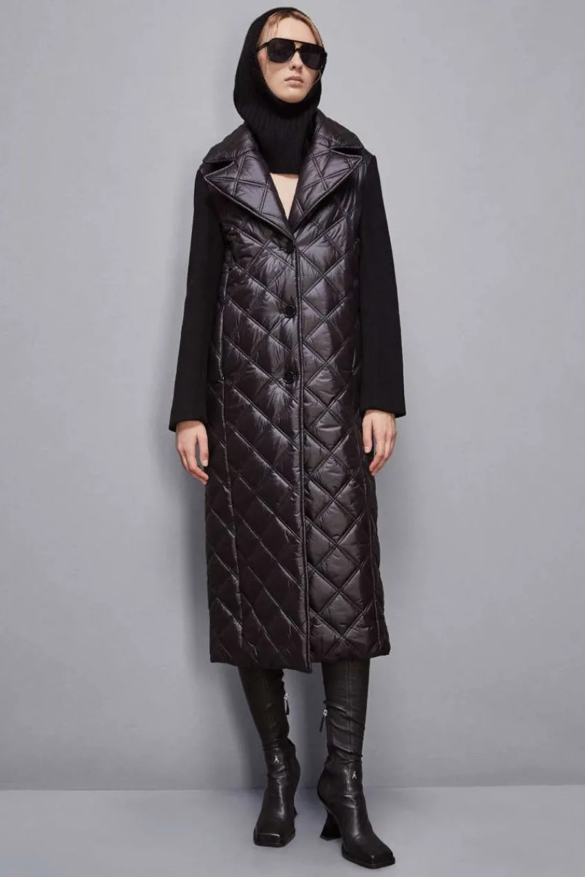 Patrizia Pepe Mäntel<Lange Jacke aus Synthetikgewebe