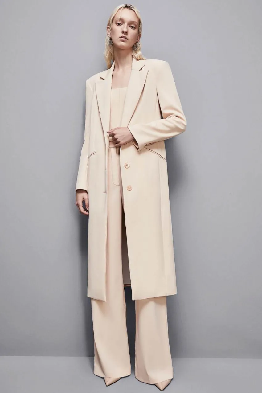 Patrizia Pepe Mäntel<Langer Mantel aus Stretch-Viskose