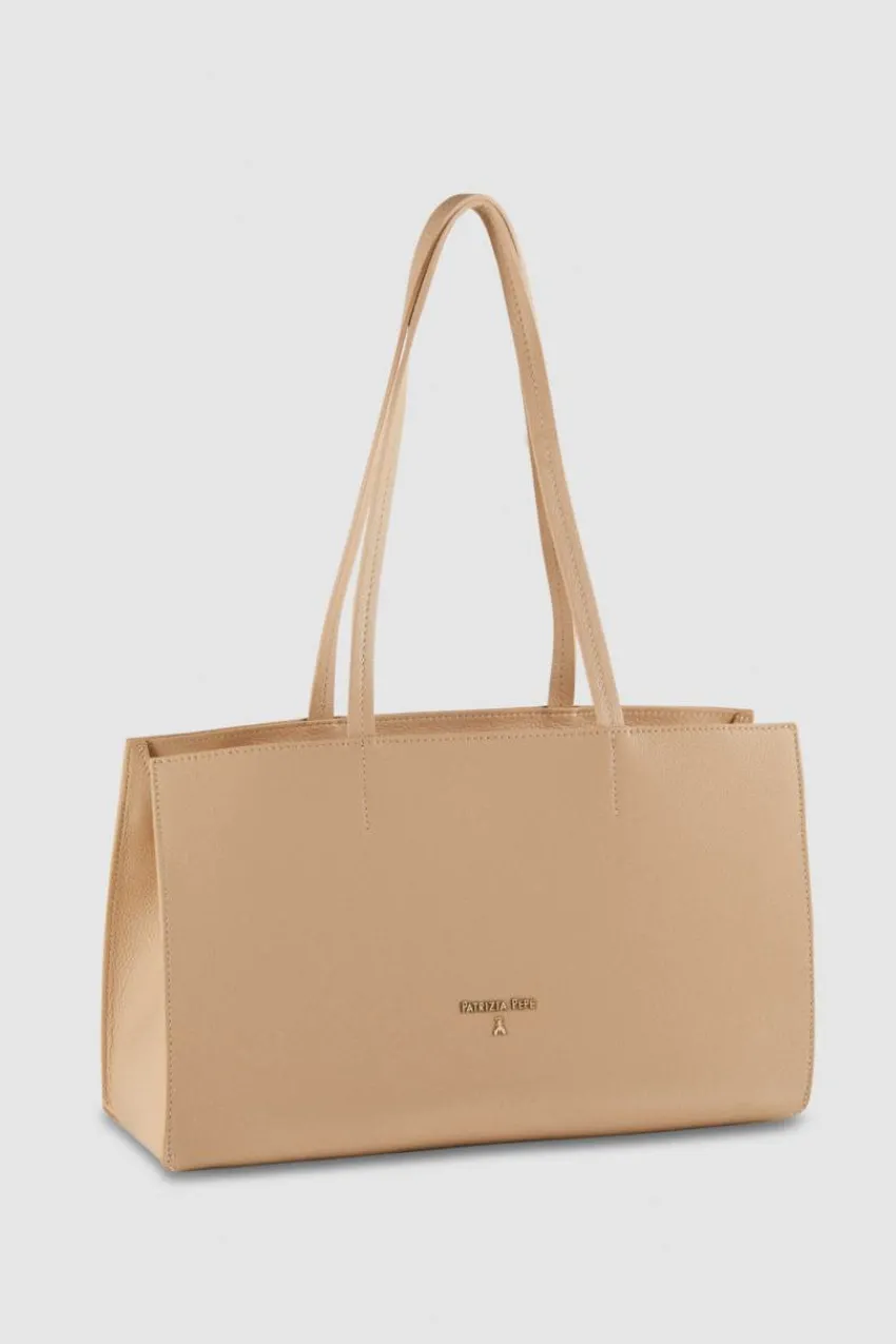 Patrizia Pepe Shopper<Leder-Einkaufstasche mit Reißverschluss