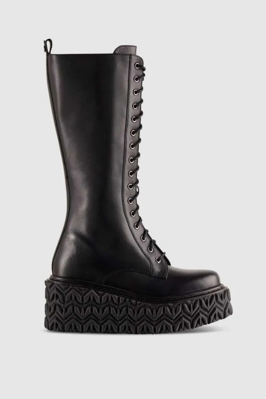 Patrizia Pepe Stiefel<Lederstiefel mit seitlichem Reißverschluss