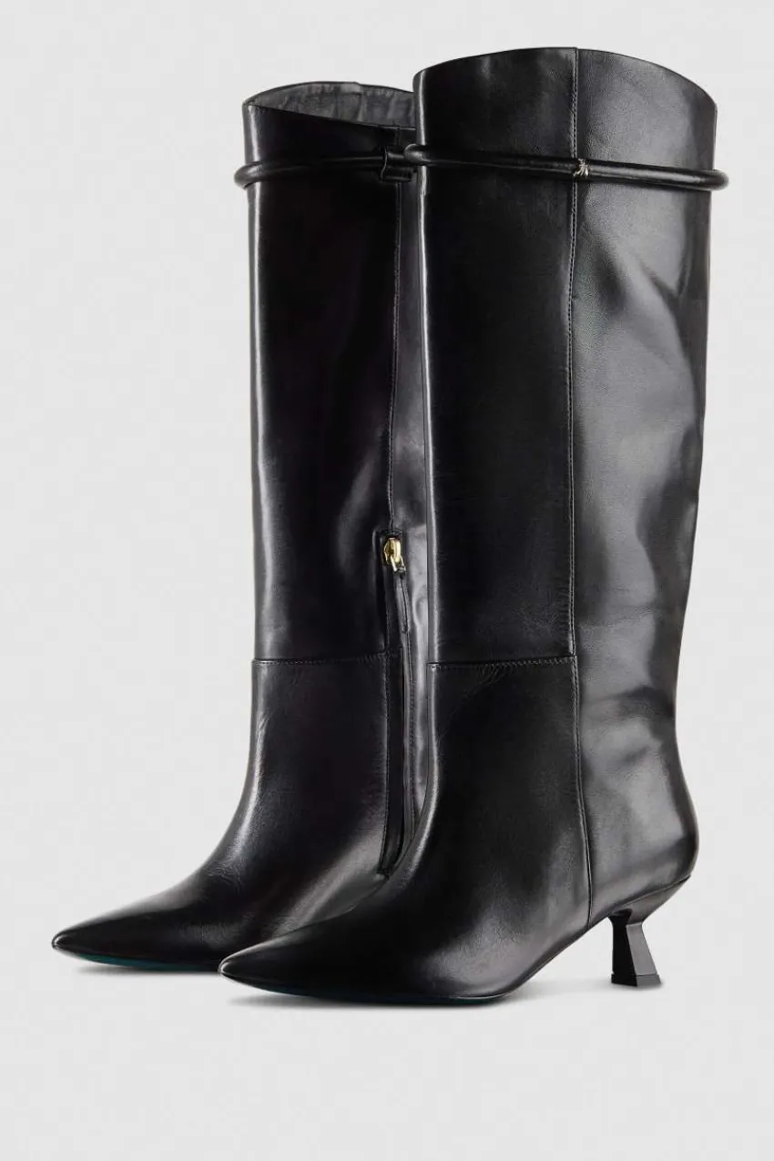 Patrizia Pepe Party Outfits | Stiefel<Lederstiefeletten mit Reißverschluss