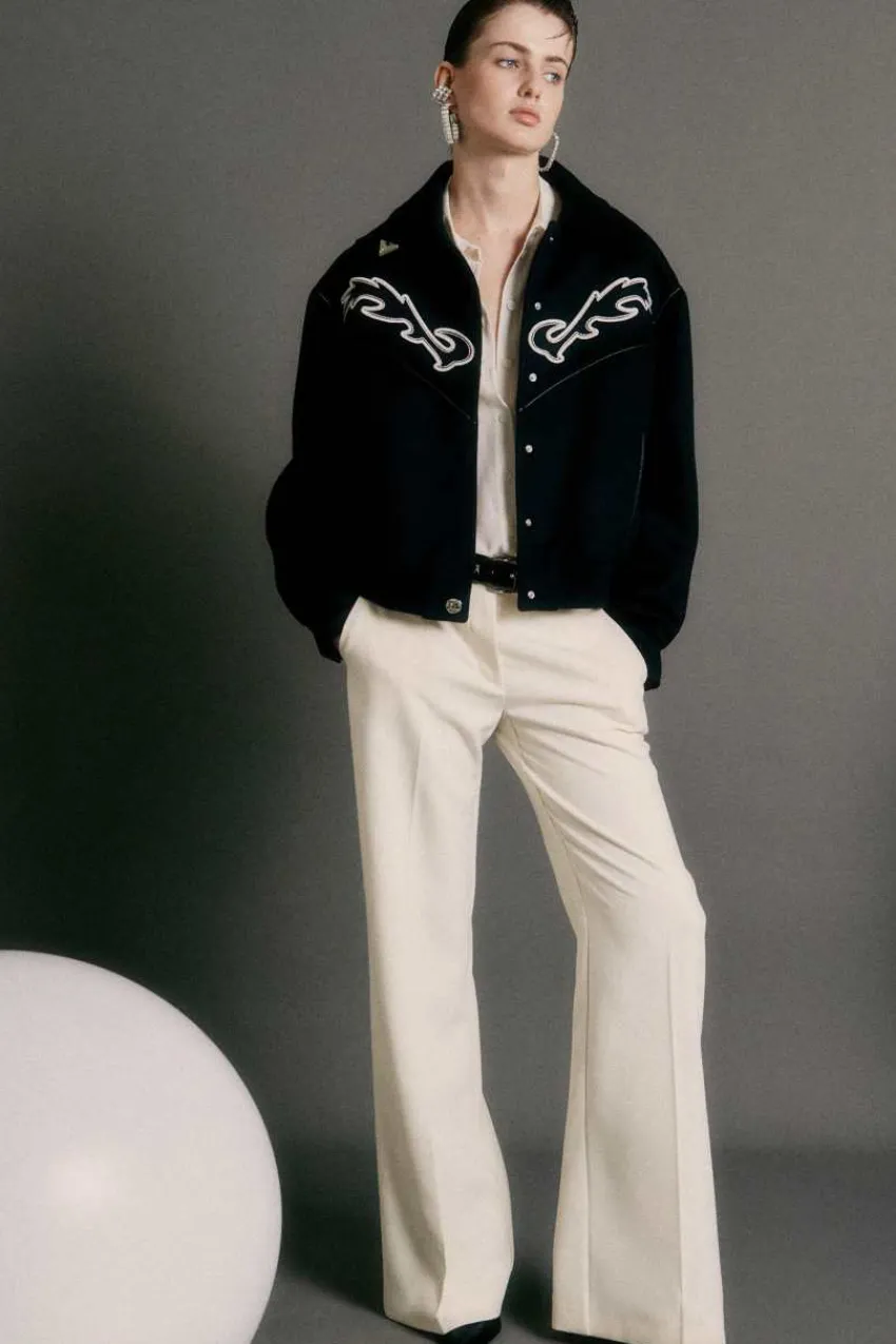 Patrizia Pepe Party Outfits | Abschlussfeier Outfits<Low-waist Hose aus Twill