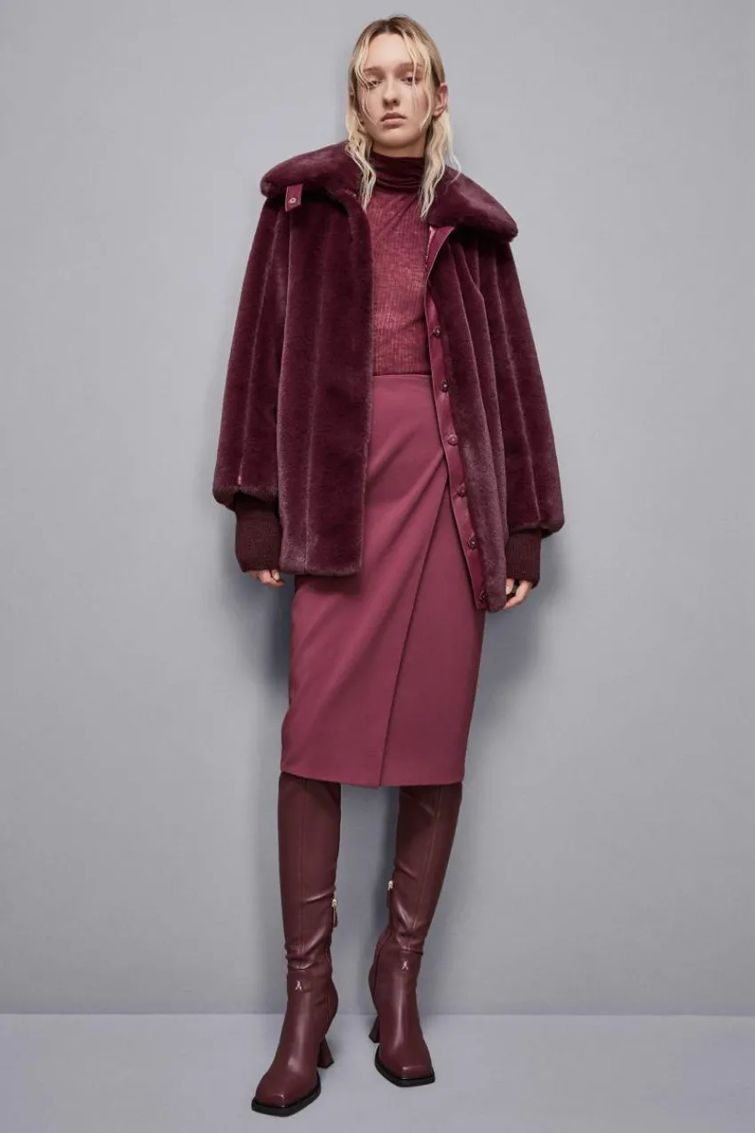 Patrizia Pepe Party Outfits | Mäntel<Mantel aus Kunstfell